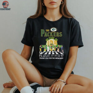 Green Bay Packers 105 Years Legends Abbey Road Thank You For The Memories shirt