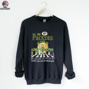 Green Bay Packers 105 Years Legends Abbey Road Thank You For The Memories shirt