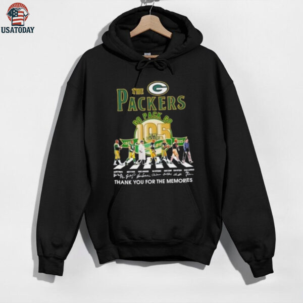 Green Bay Packers 105 Years Legends Abbey Road Thank You For The Memories shirt