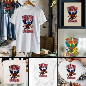 Griffins Mascot They Not Like Us School Spirit Game Day shirt