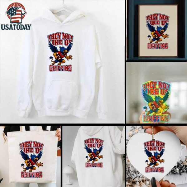 Griffins Mascot They Not Like Us School Spirit Game Day shirt