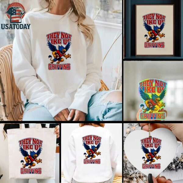 Griffins Mascot They Not Like Us School Spirit Game Day shirt