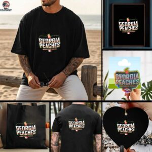 Gwinnett Stripers georgia peaches MiLB shirt