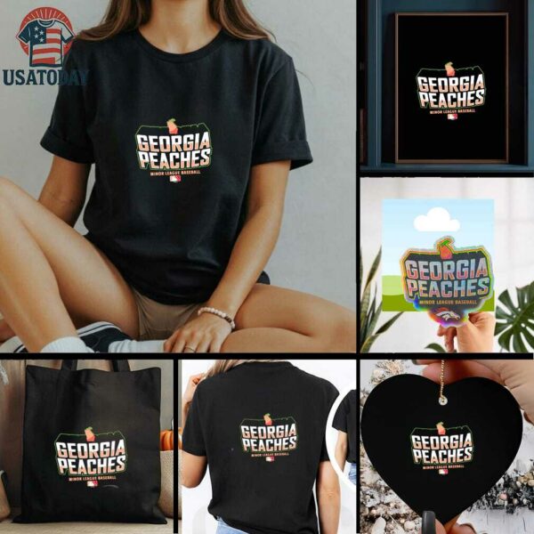 Gwinnett Stripers georgia peaches MiLB shirt