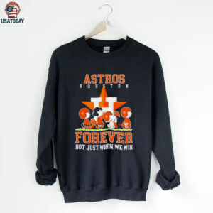 Houston Astros forever not just when we win Peanuts shirt