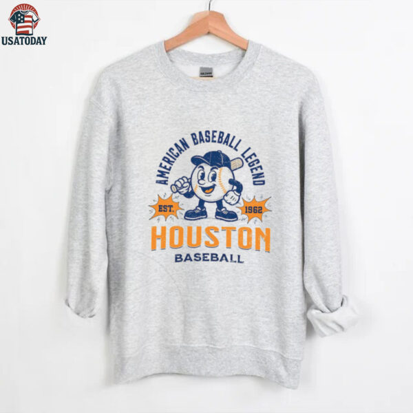 Houston Baseball Legend Tee or American Baseball Legend Est. 1962 Houston Shirt