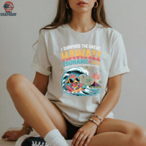 I Survived The Great Hawaii Tsunami Of 2025 Saying Shirt