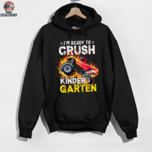 I’M Ready To Crush Kindergarten Monster Truck First Day Boys Shirt