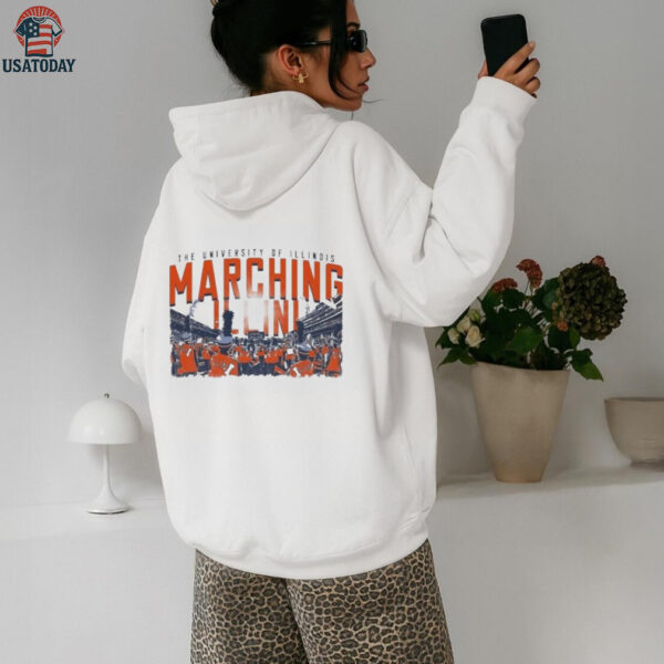 Illinois Fighting Illini The University Of Illinois Marching Illini T Shirts