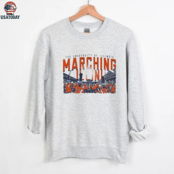 Illinois Fighting Illini The University Of Illinois Marching Illini T Shirts