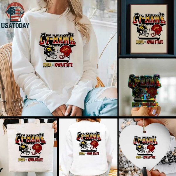Iowa State Cyclones vs Iowa Hawkeyes Cy Hawk 2025 shirt