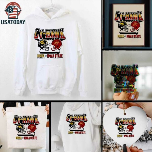 Iowa State Cyclones vs Iowa Hawkeyes Cy Hawk 2025 shirt