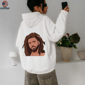 J Cole Cartoon Portrait Shirt