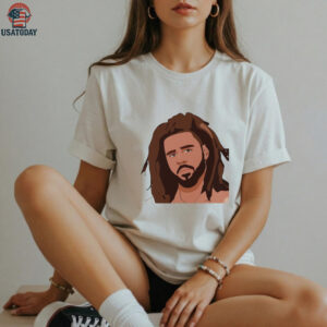 J Cole Cartoon Portrait Shirt