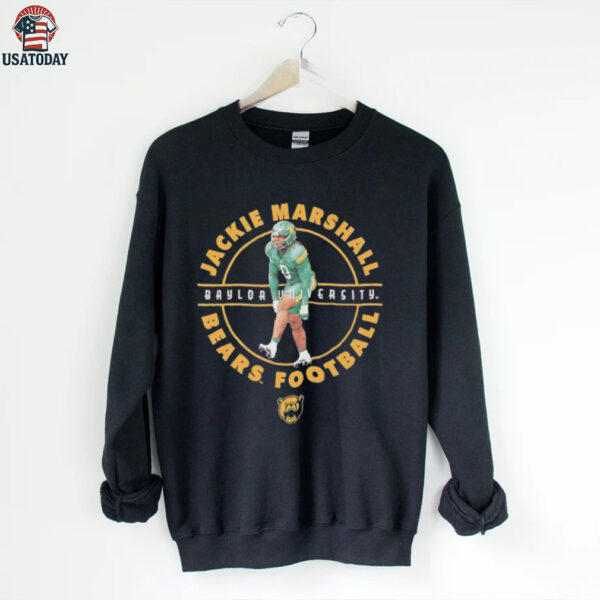 Jackie Marshall illustrated Baylor Bears football shirt