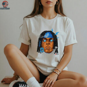 Jahmyr Gibbs Detroit Lions NFLPA big head shirt