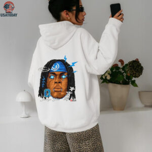 Jahmyr Gibbs Detroit Lions NFLPA big head shirt