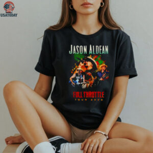 Jason Aldean Full Throttle Tour 2025 signature shirt