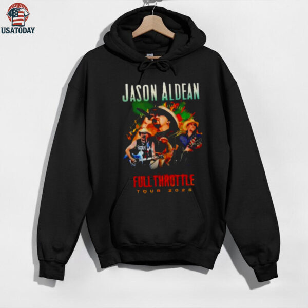 Jason Aldean Full Throttle Tour 2025 signature shirt