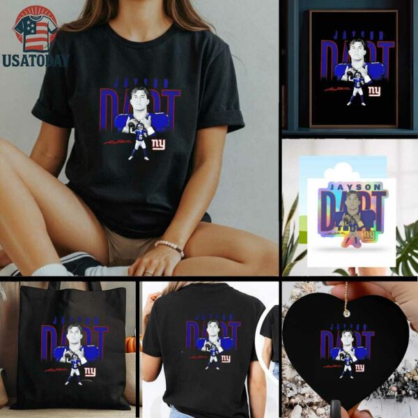 Jaxson Dart New York Giants Humble Shadow signature shirt