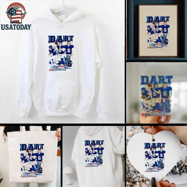 Jaxson Dart player New York Giants NFL Planet Euphoria graphic shirt