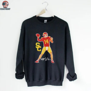 Jayden Maiava Superstar USC Trojans signature pose shirt