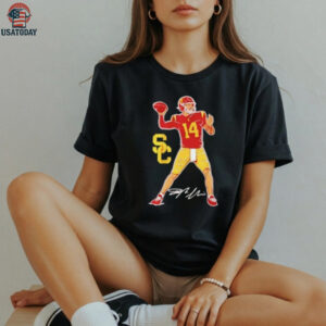 Jayden Maiava Superstar USC Trojans signature pose shirt