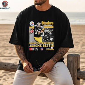 Jerome Bettis Pittsburgh Steelers 1996 2005 signature shirt