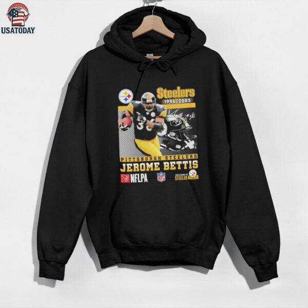Jerome Bettis Pittsburgh Steelers 1996 2005 signature shirt