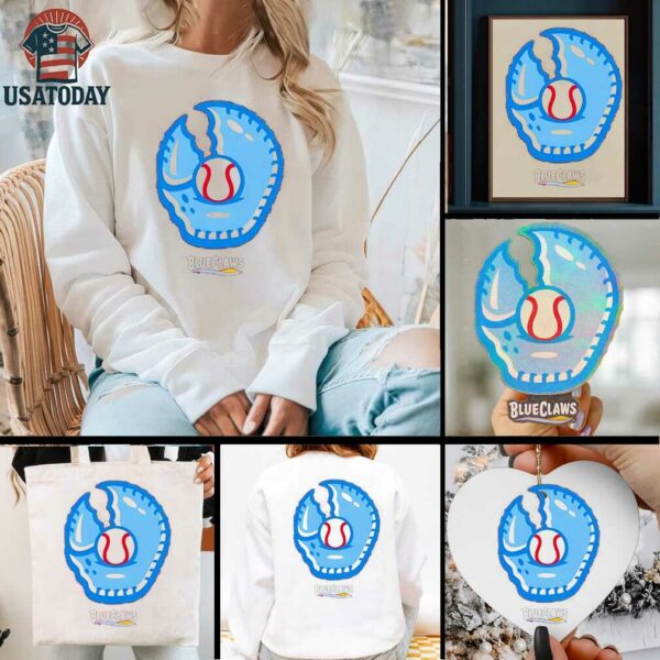 Jersey Shore BlueClaws Baseballism Crab Mitt shirt