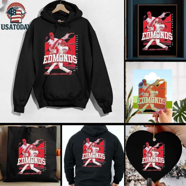 Jim Edmonds triple player St. Louis shirt