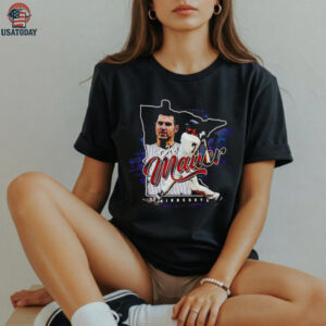 Joe Mauer silhouette Minnesota State shirt