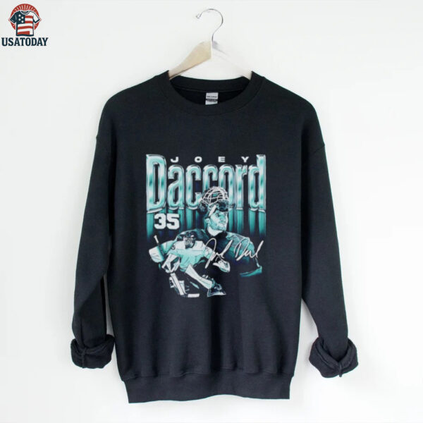 Joey Daccord 35 Seattle Kraken Hockey player autographed shirt