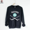 Joey Daccord 35 Seattle Kraken Hockey sticks shirt