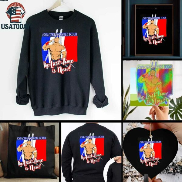 John Cena Farewell Tour 2025 Paris the last time is now shirt
