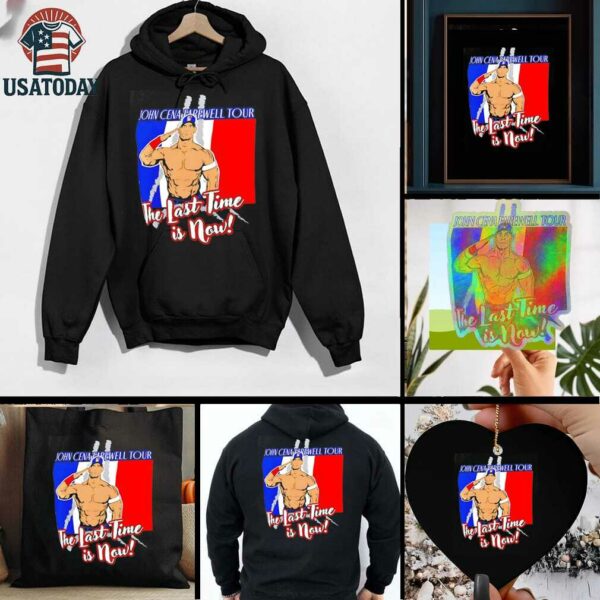John Cena Farewell Tour 2025 Paris the last time is now shirt
