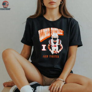 John Forster illustrated Illinois football shirt