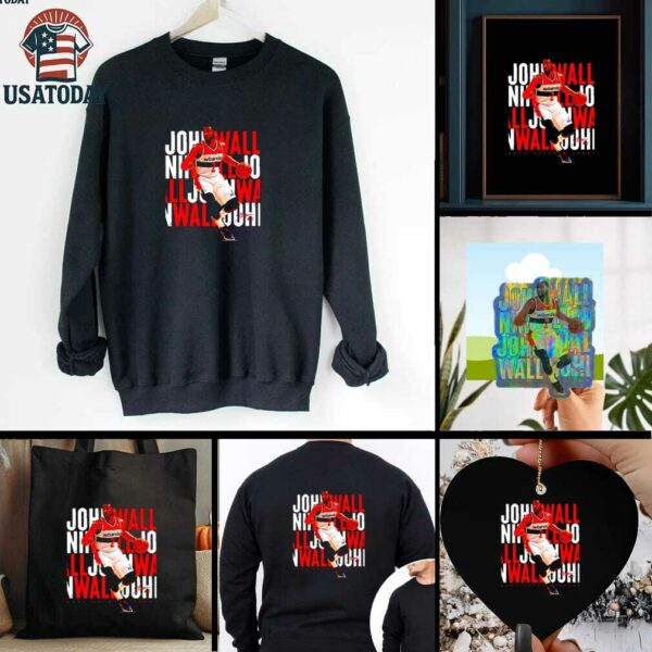 John Wall post moves Washington Wizards shirt