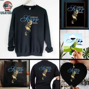 Jordan Shipp North Carolina Tar Heels Legacy cartoon shirt
