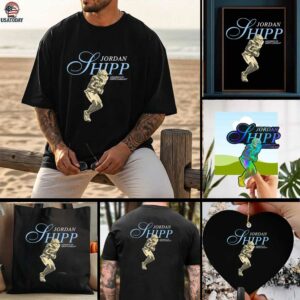 Jordan Shipp University of North Carolina player graphic shirt