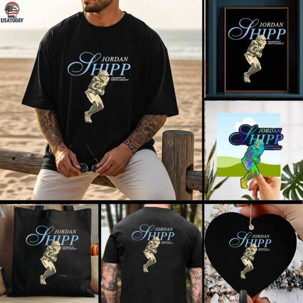 Jordan Shipp University of North Carolina player graphic shirt
