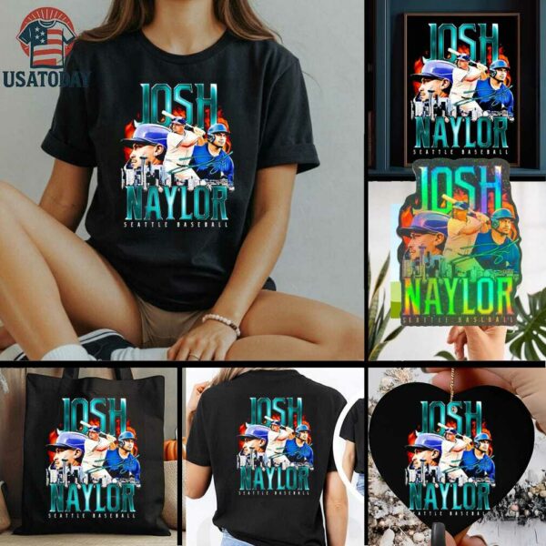 Josh Naylor Seattle Mariners MLB Flair signature shirt