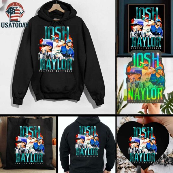 Josh Naylor Seattle Mariners MLB Flair signature shirt