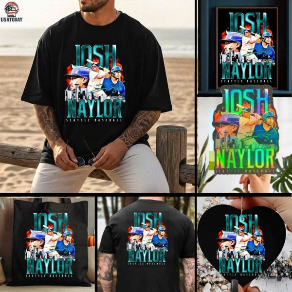 Josh Naylor Seattle Mariners MLB Flair signature shirt