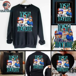 Josh Naylor Seattle Mariners signature graphic shirt