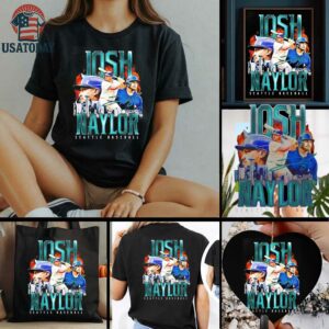 Josh Naylor Seattle Mariners signature graphic shirt