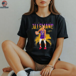 Julie Allemand signature Los Angeles Sparks shirt
