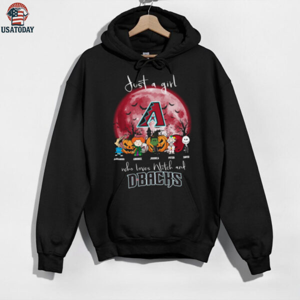 Just a Girl Who Loves Witches & DBACKS T Shirt