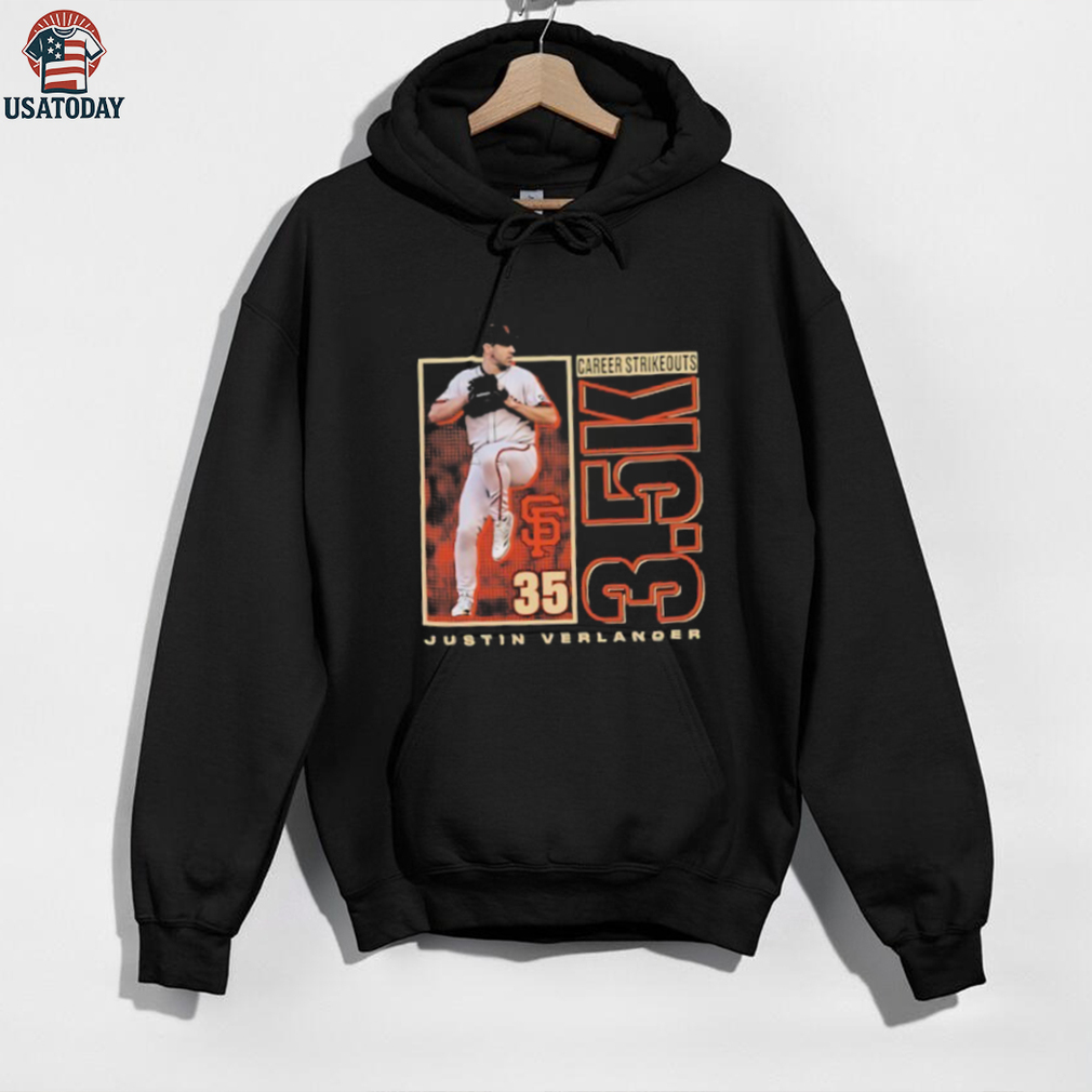Justin Verlander 35 San Francisco Giants 3500 Career Strikeouts shirt Justin Verlander 35 San Francisco Giants 3500 Career Strikeouts shirt