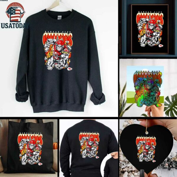 Kansas City Chiefs Rush X Skeleton Player shirt